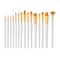 Golden Taklon 15 Piece Brush Set by Craft Smart&#xAE;